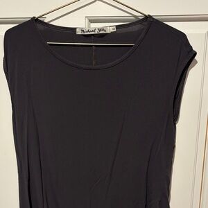 Michael‎ Stars Charcoal Sleeveless Blouse